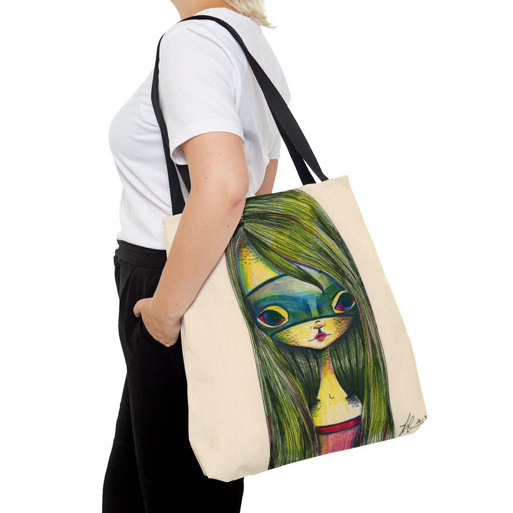 Green Girl · Tote Bag