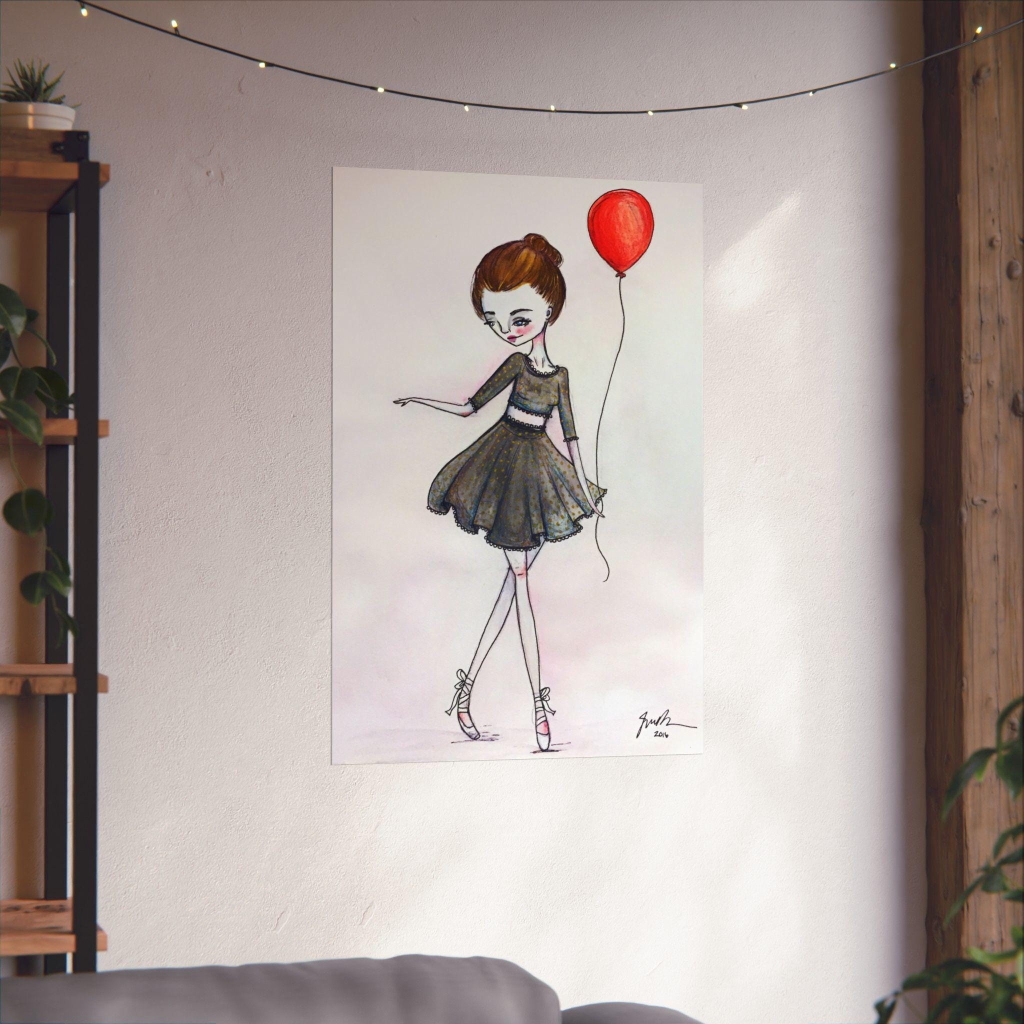 Red Balloon · Poster Print