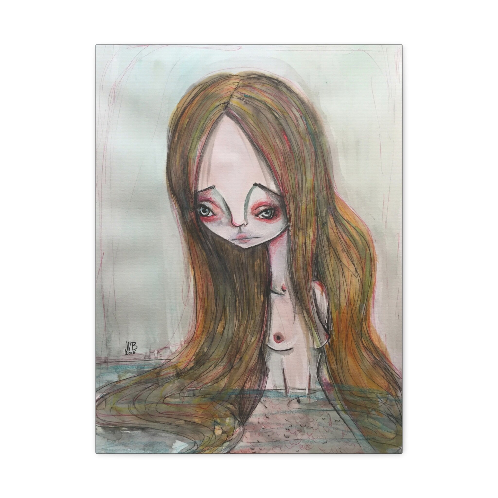 Mermaid · Canvas Print
