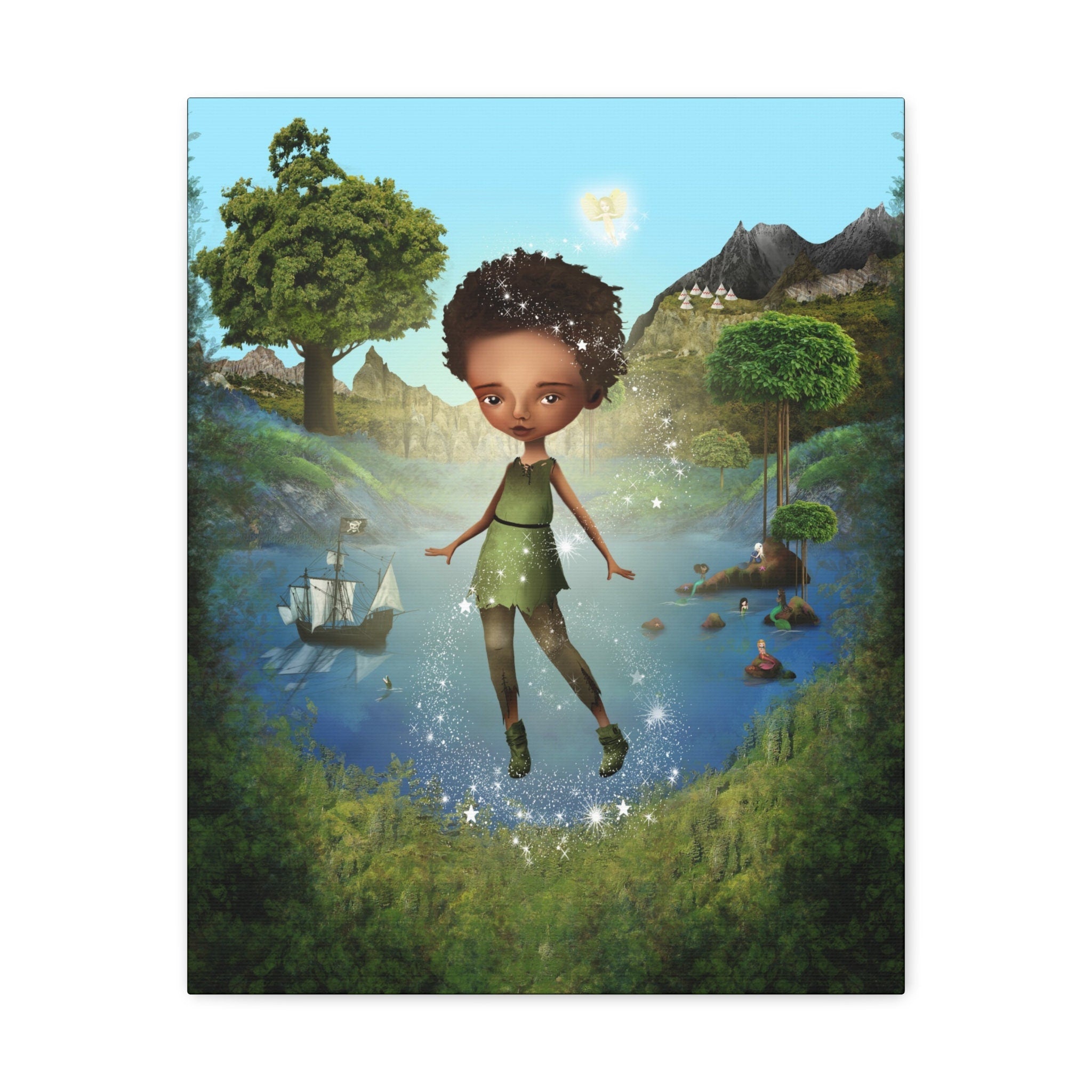 Peter Pan in Neverland · Canvas Print