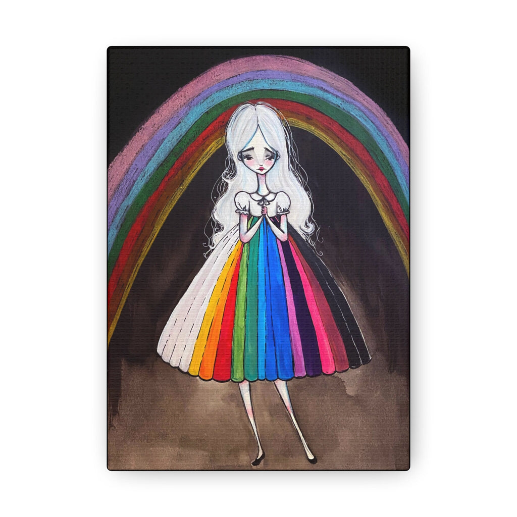 Babe Rainbow · Canvas Print