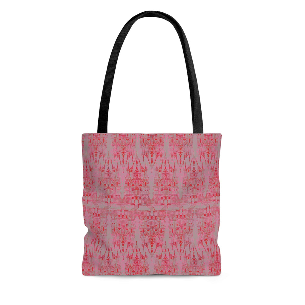 Cinderella Castle in Pink and Red · Tote Bag