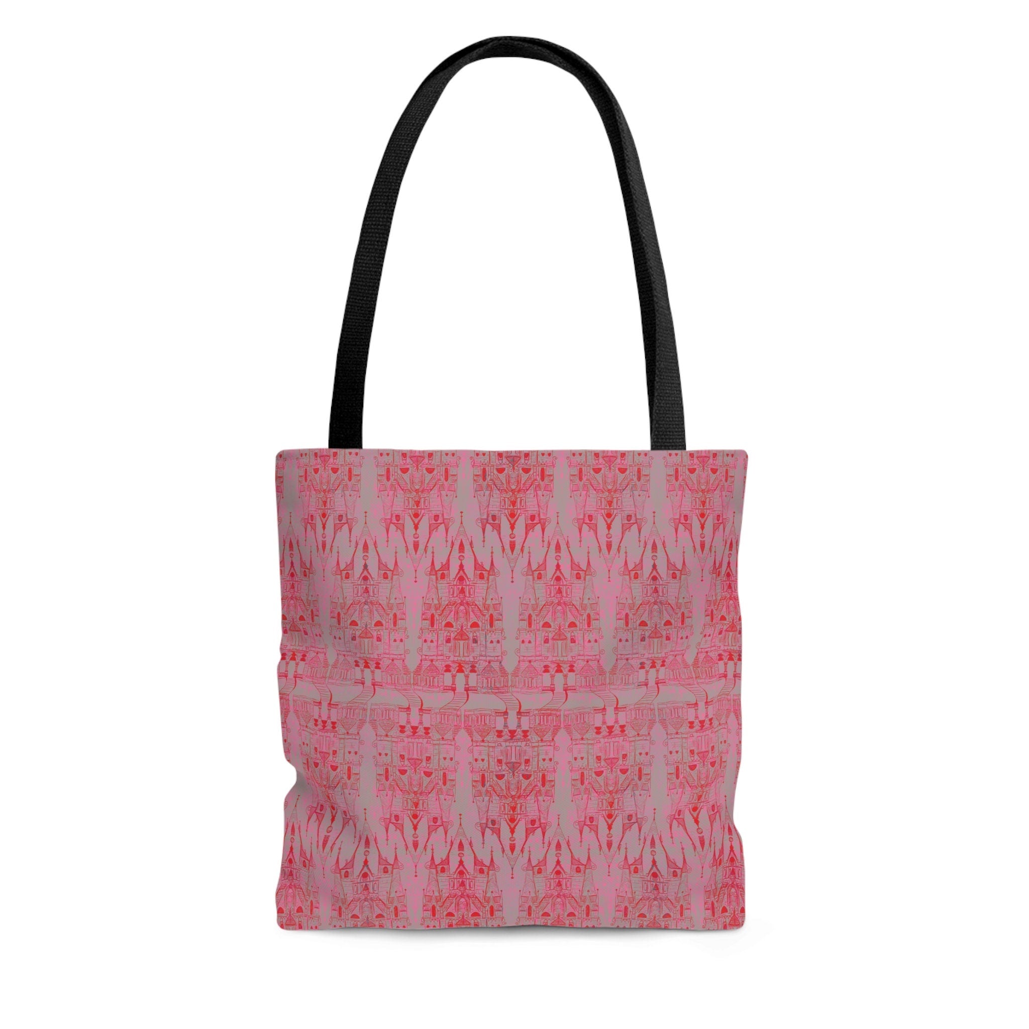 Cinderella Castle in Pink and Red · Tote Bag