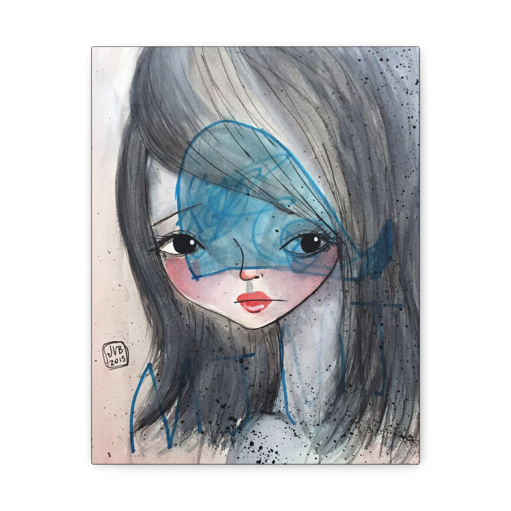 MJ · Canvas Print