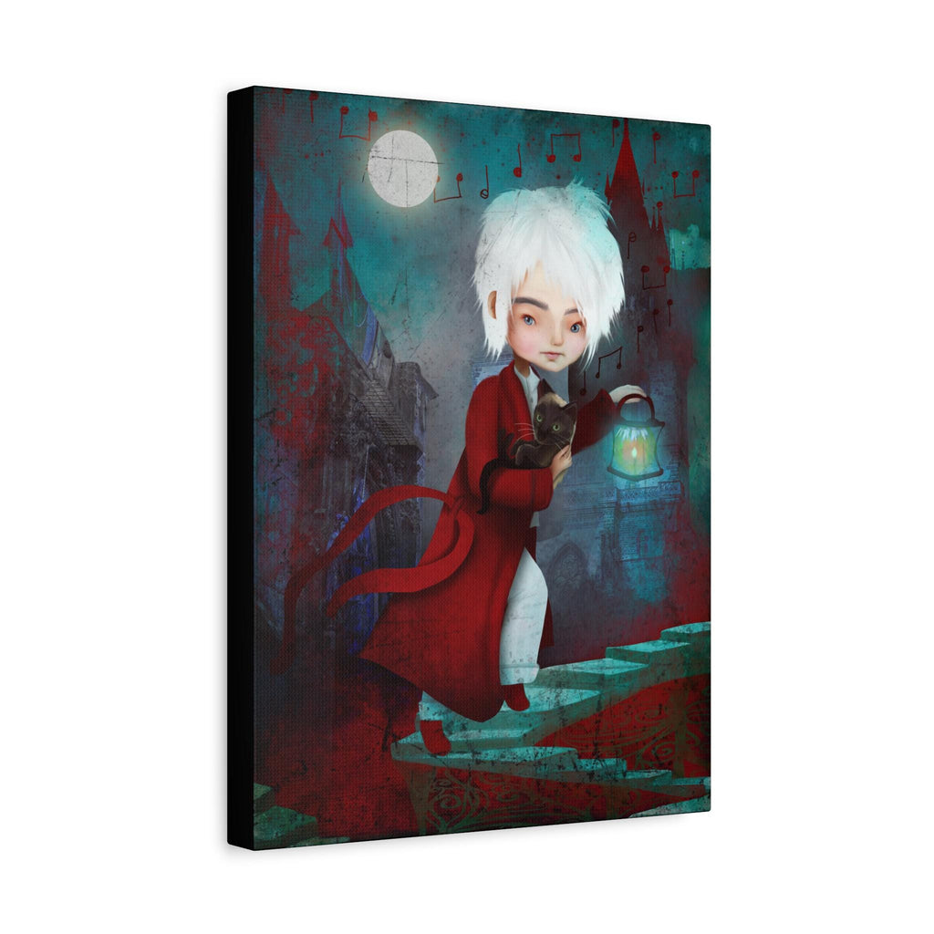Wee Willie Winkie Running Through the Town · Canvas Print