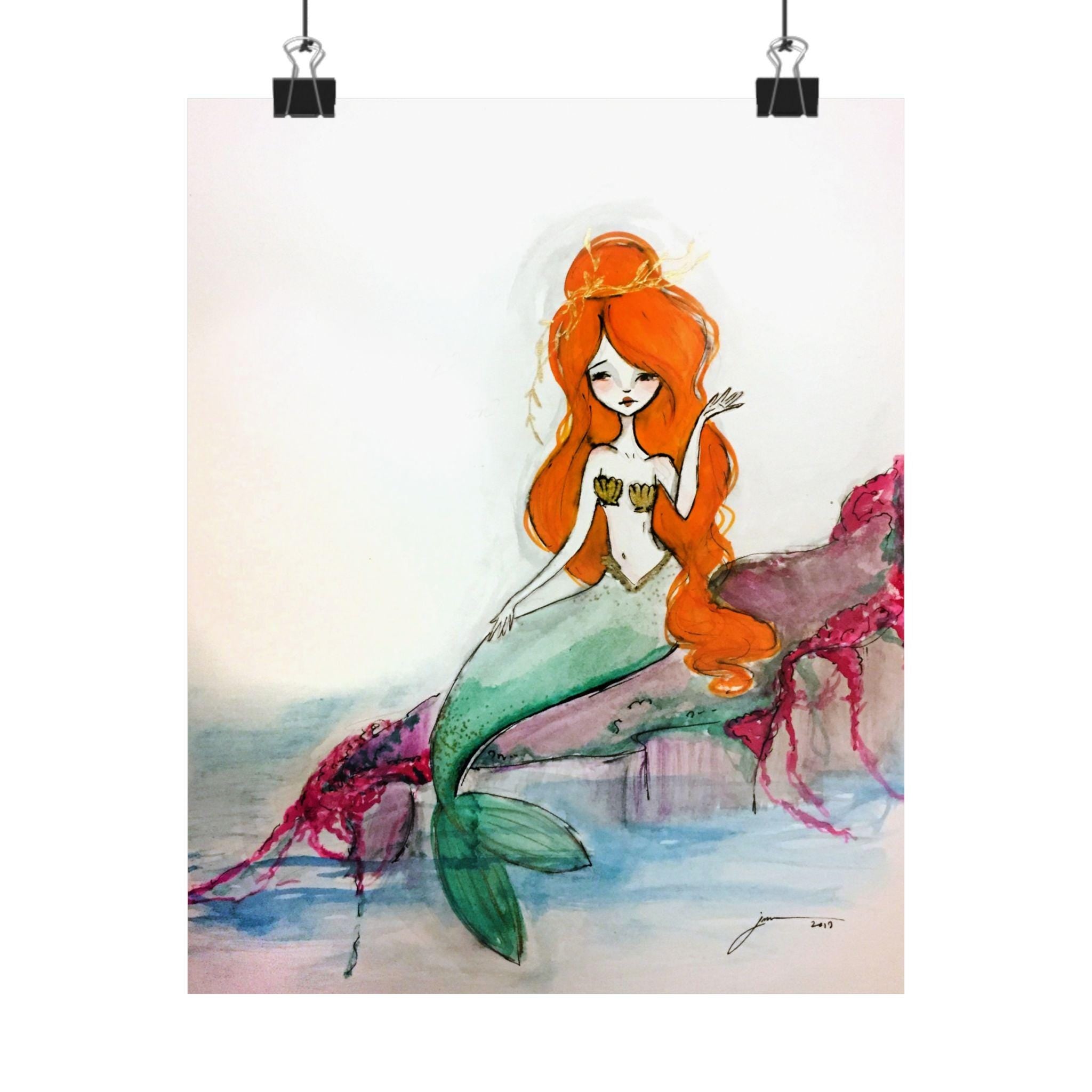 We Were Only Trying to Drown Her · Poster Print