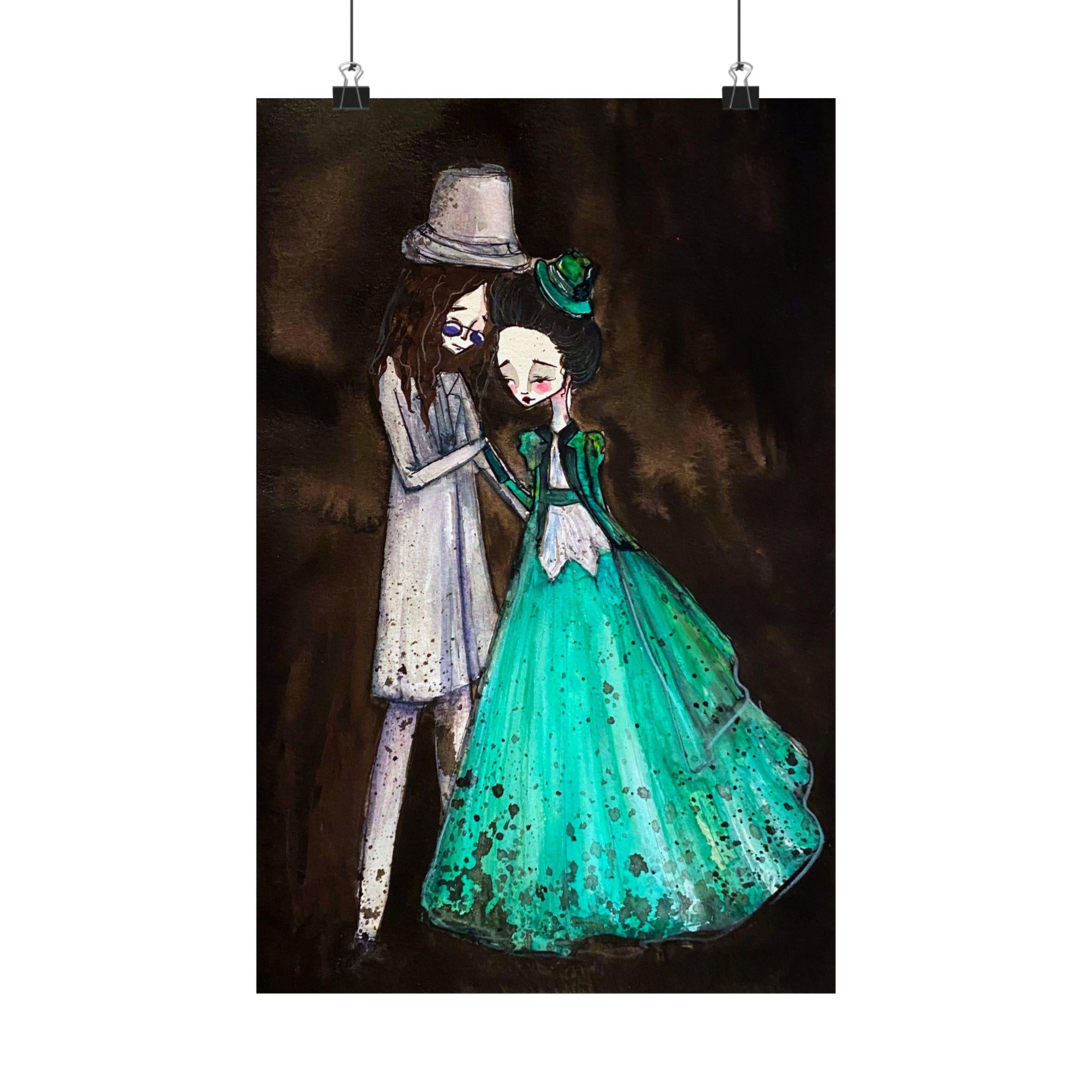 Dracula and Mina · Poster Print