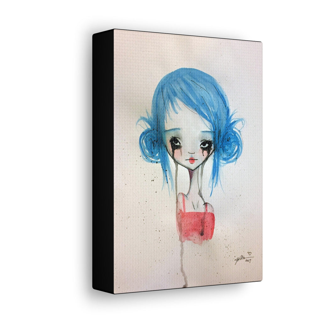 Blue Girl · Canvas Print