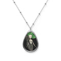 Little Green Mermaid- Oval · Necklace