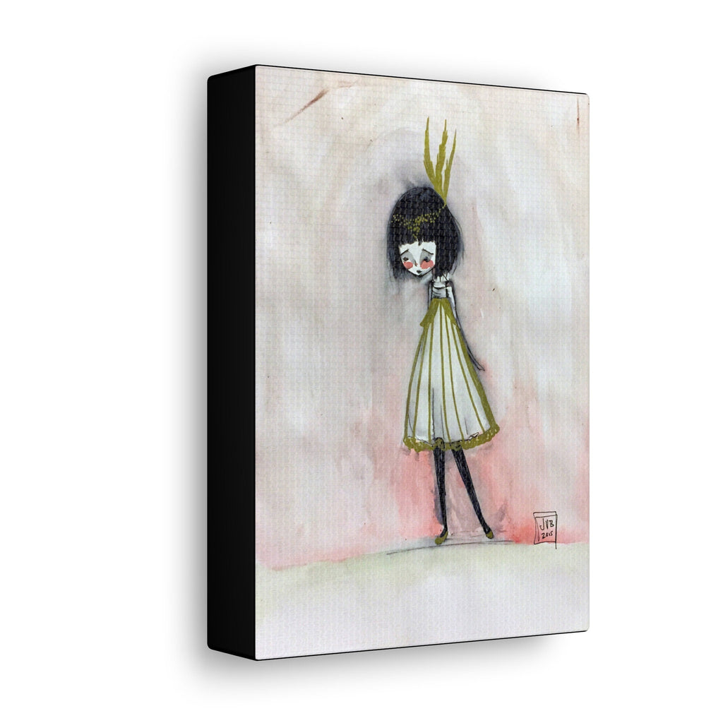 Golden Girl Flapper · Canvas Print