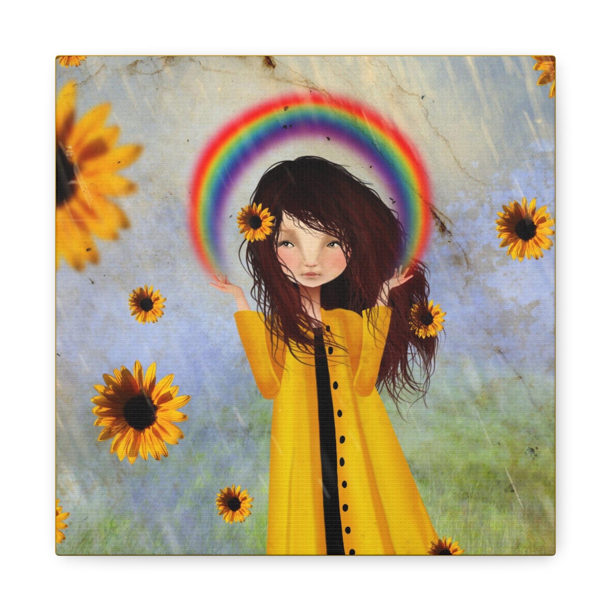 Babe Rainbow · Canvas Print