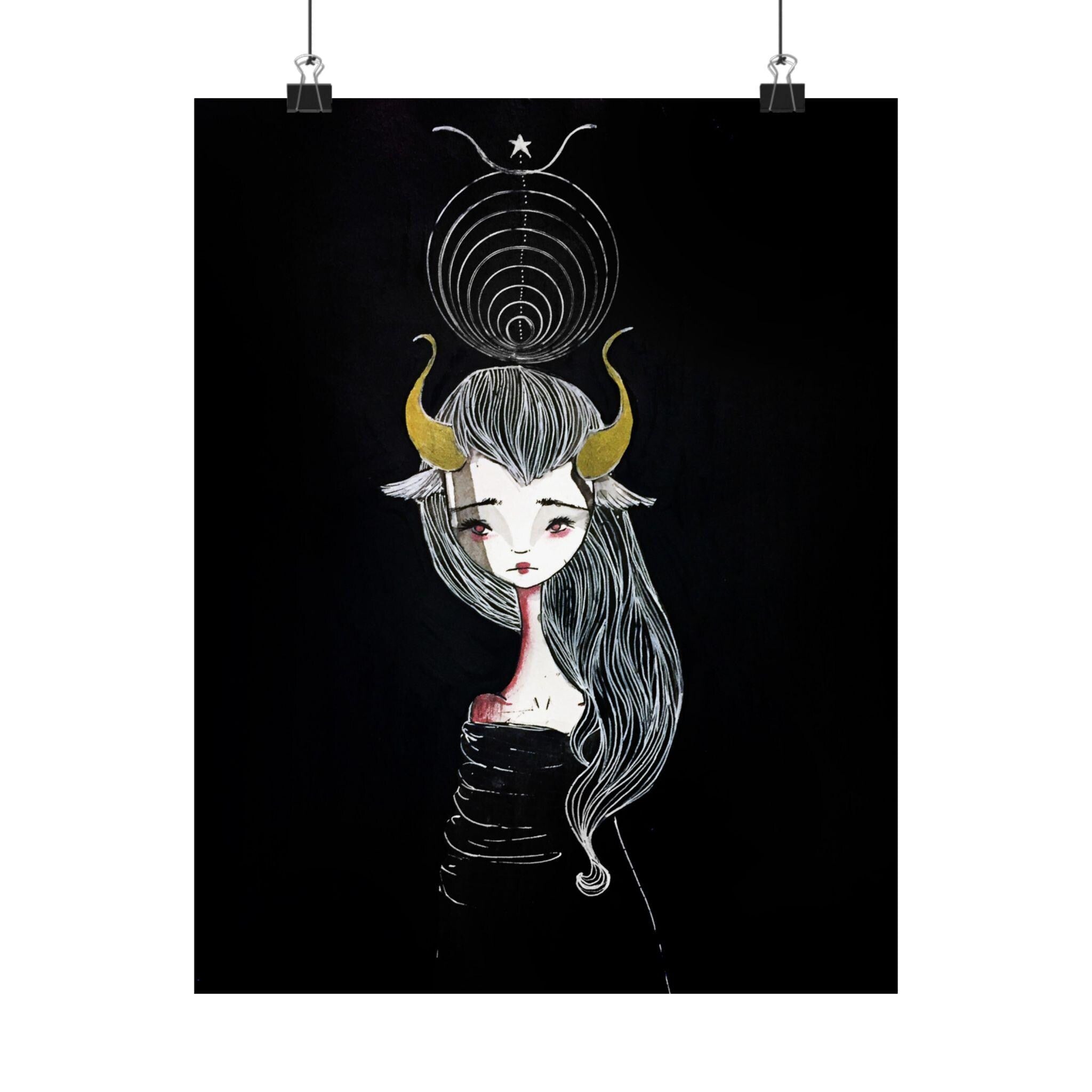 Taurus Girl · Poster Print