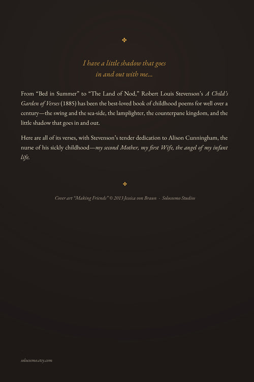 A Child's Garden of Verses, back cover