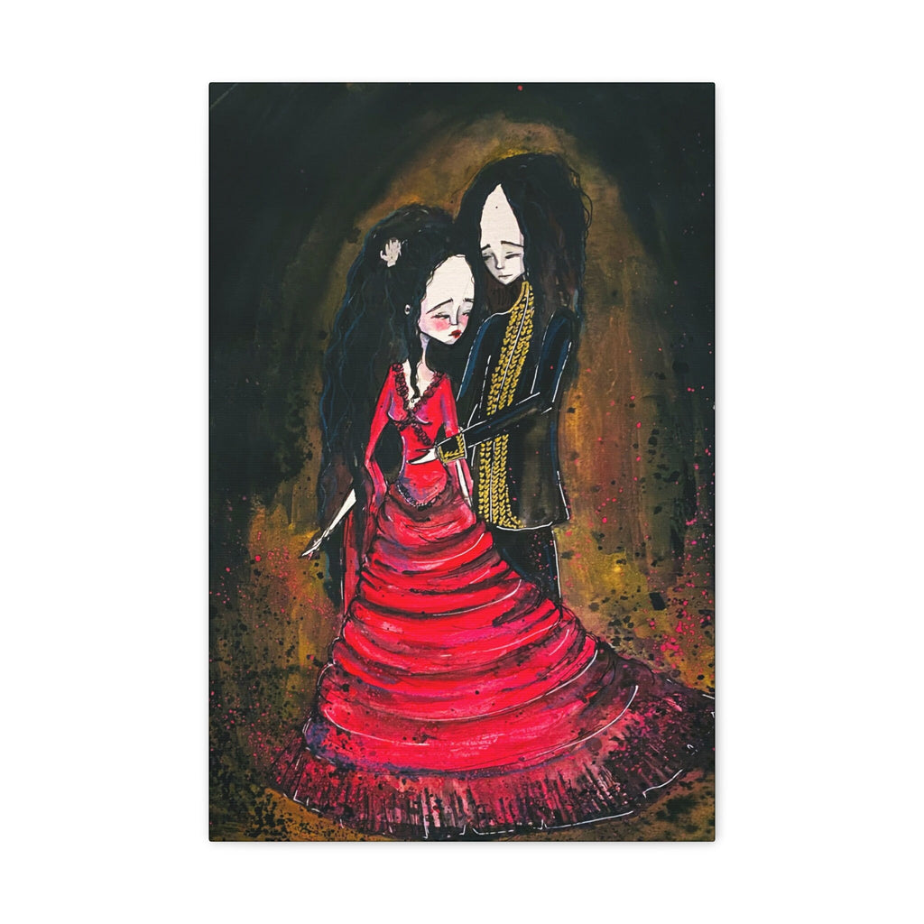 Dracula and Mina · Canvas Print