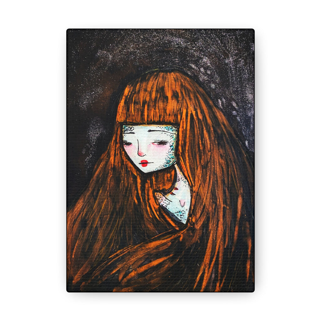 Monster Self Portrait · Canvas Print