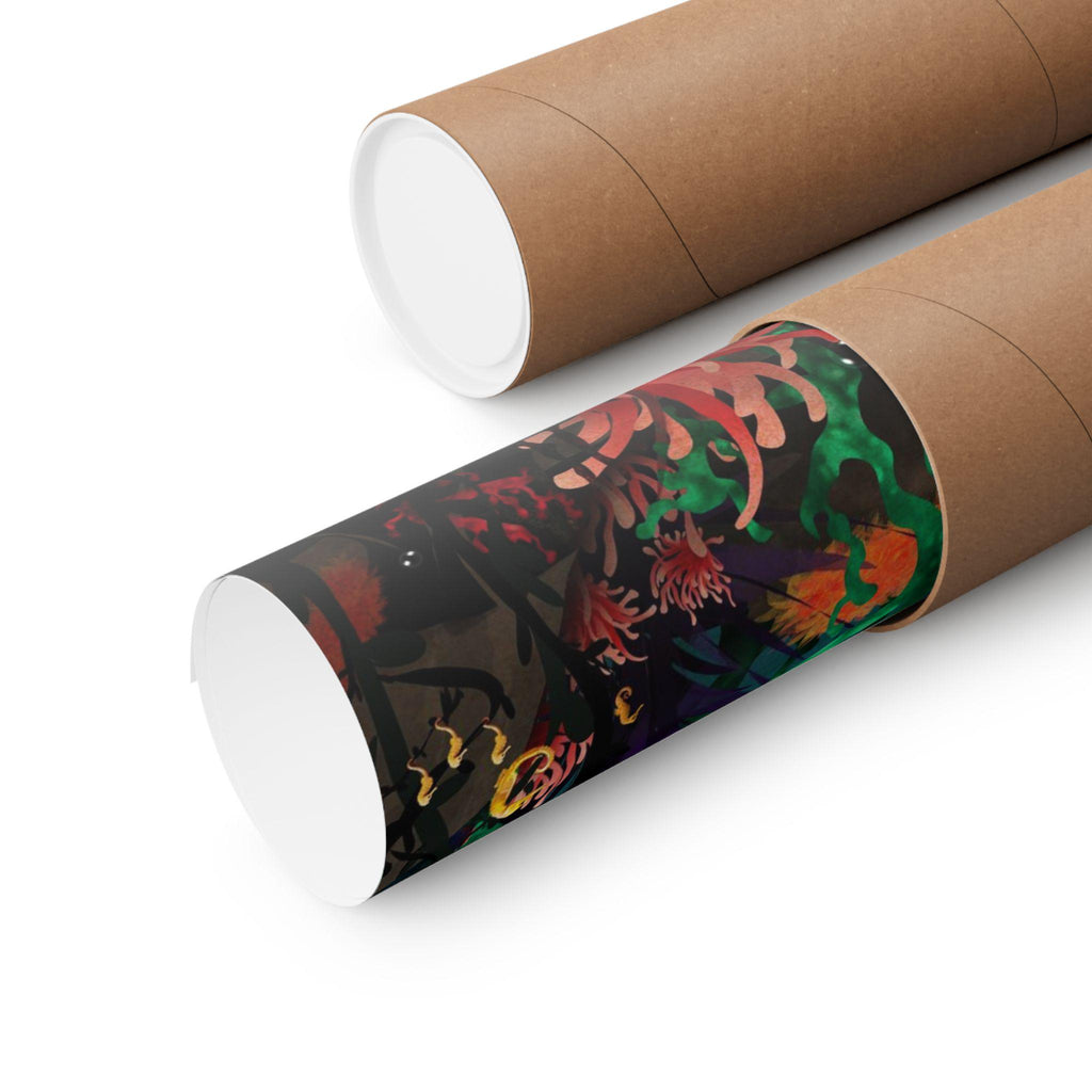 Teal Mermaid- Matte Vertical Posters · Poster Print