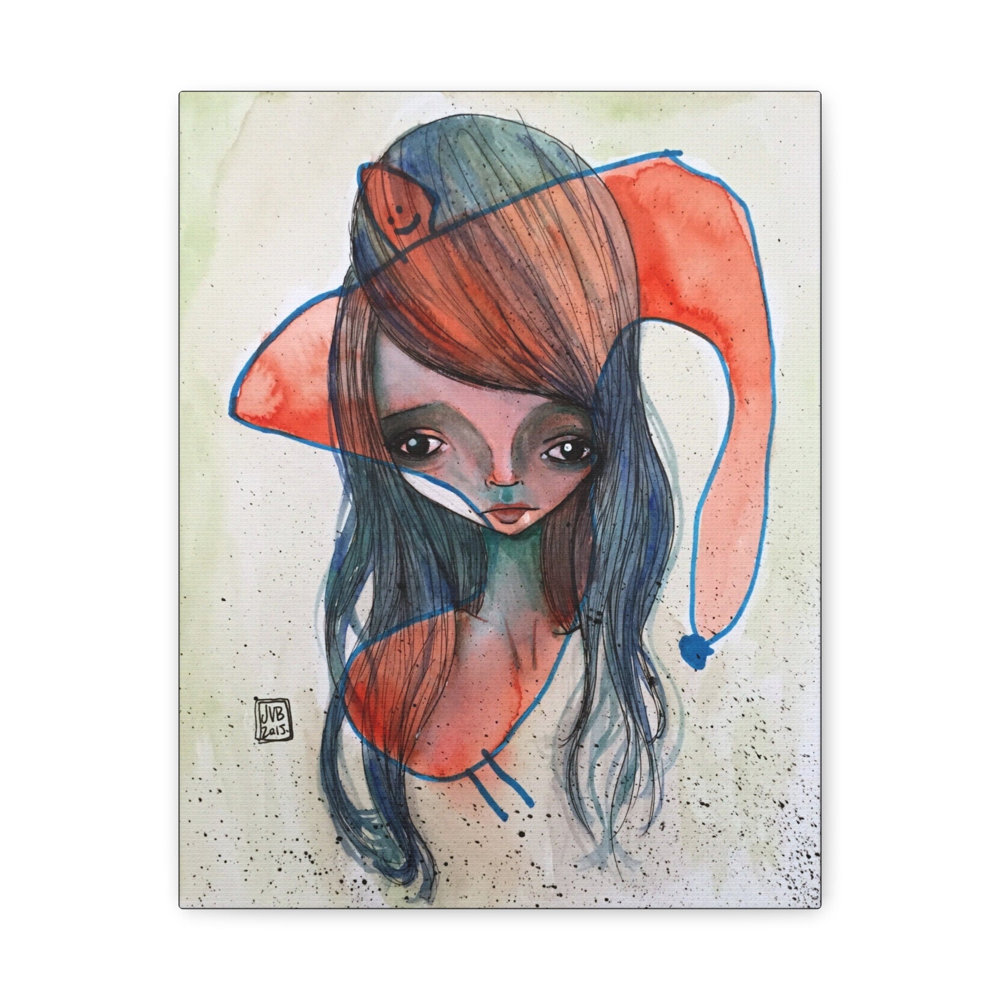 Red Juneau Dreams · Canvas Print