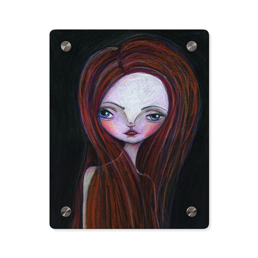 Lady in Red Acrylic Wall Art Panel · Acrylic Print