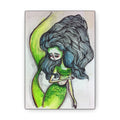 Mermaid in Green and Blue · Canvas Print
