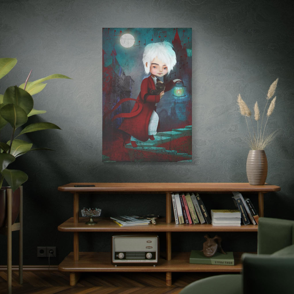 Wee Willie Winkie Running Through the Town · Canvas Print