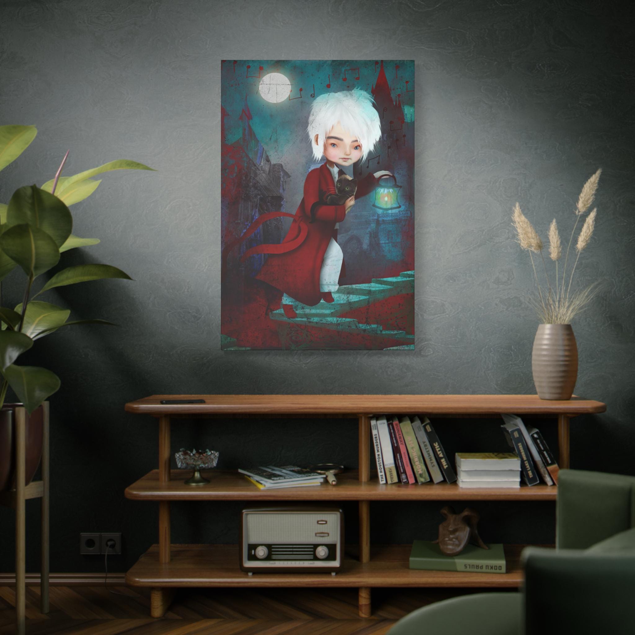 Wee Willie Winkie Running Through the Town · Canvas Print