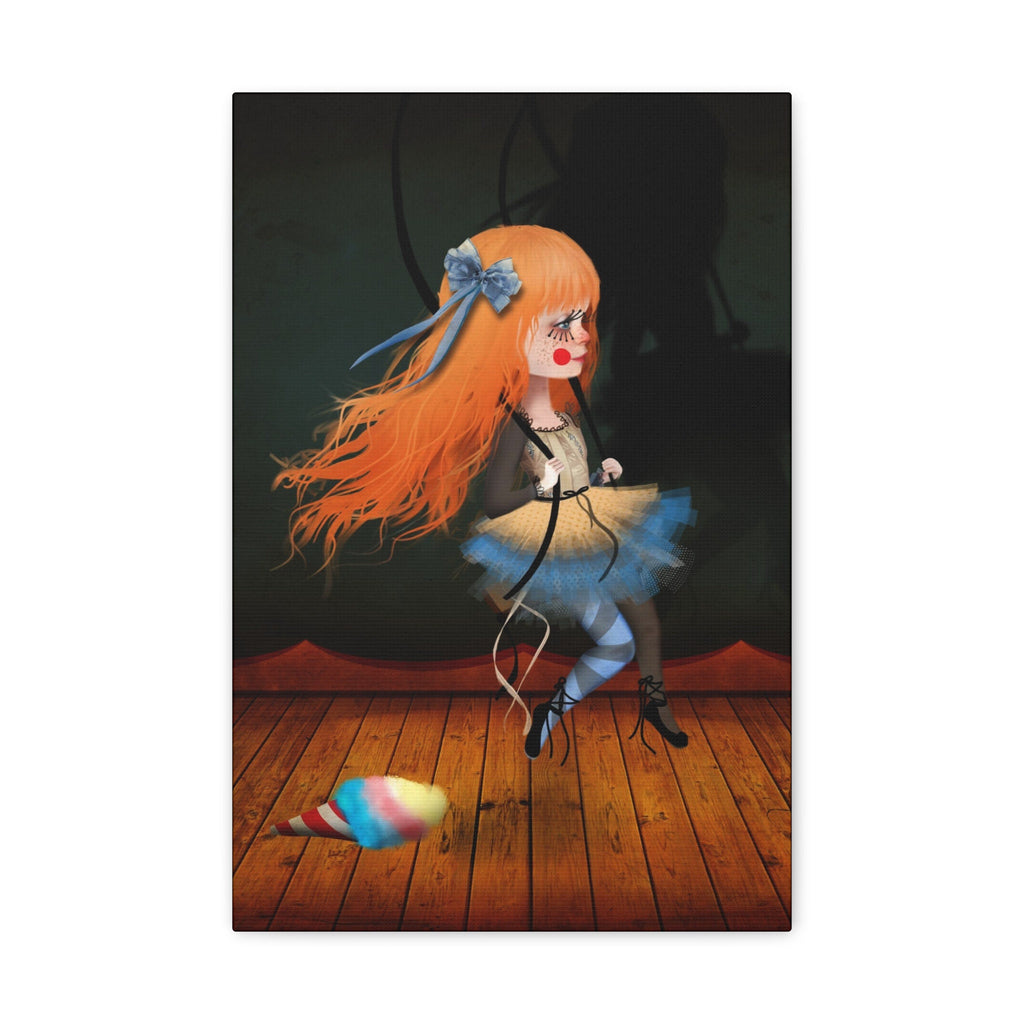 Fille qui se balance · Canvas Print