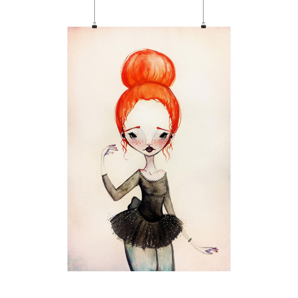 Ginger Ballerina · Poster Print
