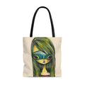 Green Girl · Tote Bag