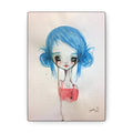 Blue Girl · Canvas Print