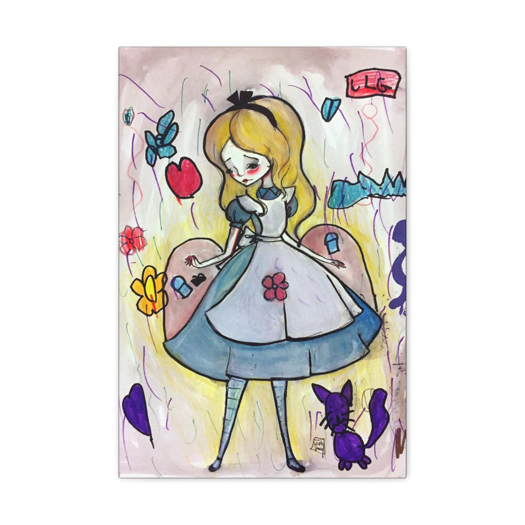 Alice in Wonderland Mommy and Me · Canvas Print