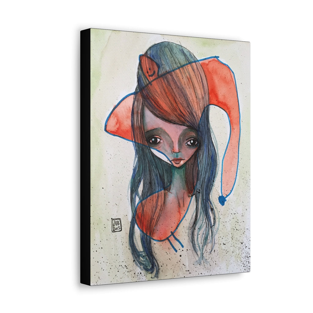 Red Juneau Dreams · Canvas Print