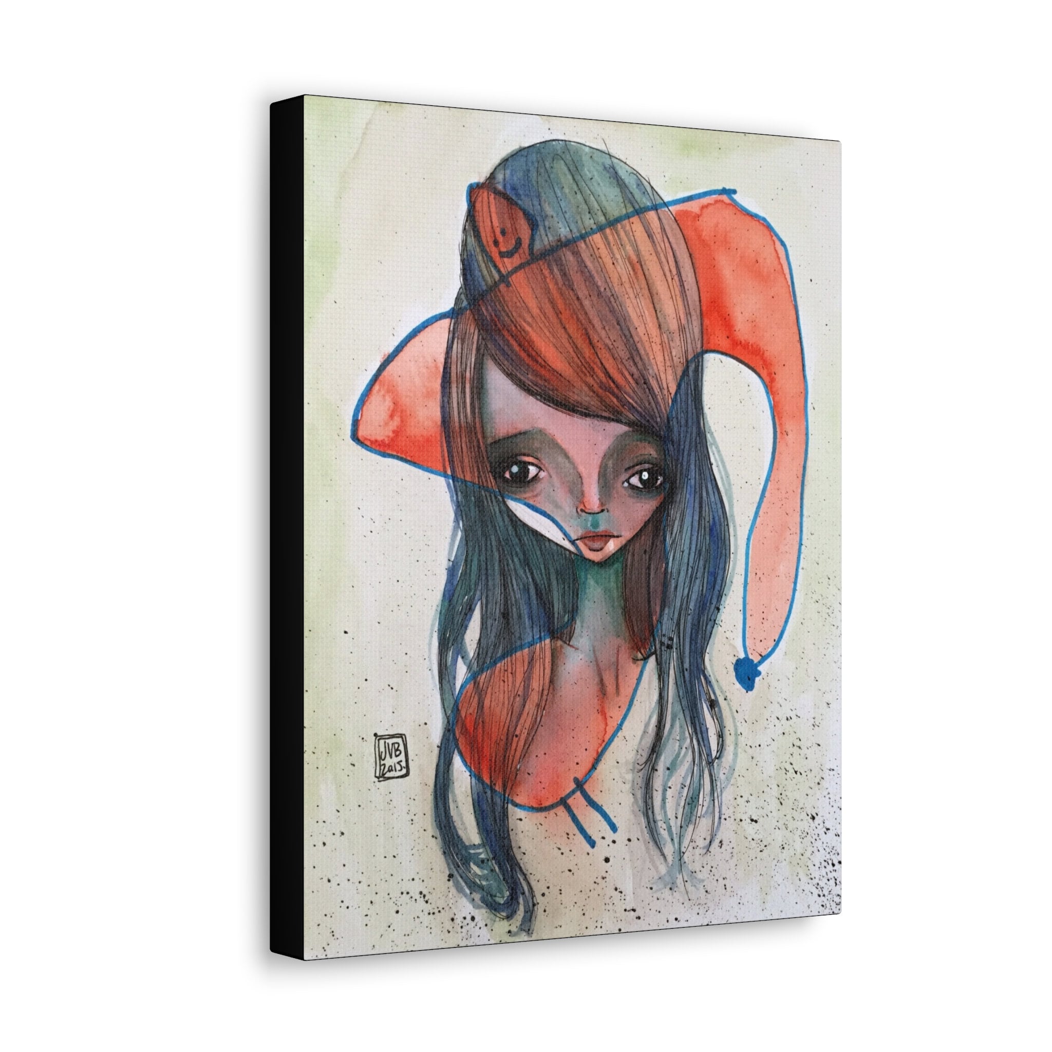 Red Juneau Dreams · Canvas Print