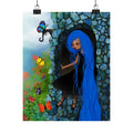 Rapunzel in her Tower · Poster Print