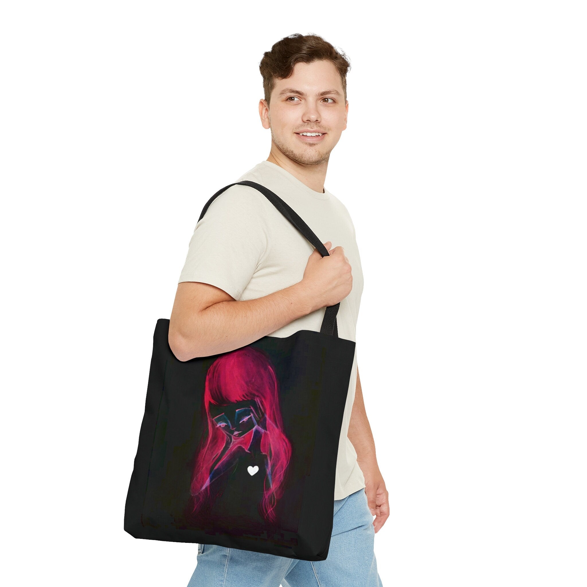Girl Inverted · Tote Bag