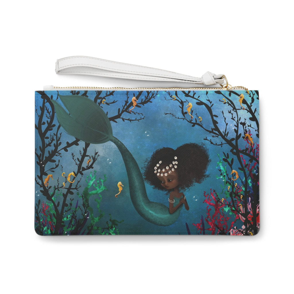 Teal Mermaid · Clutch Bag