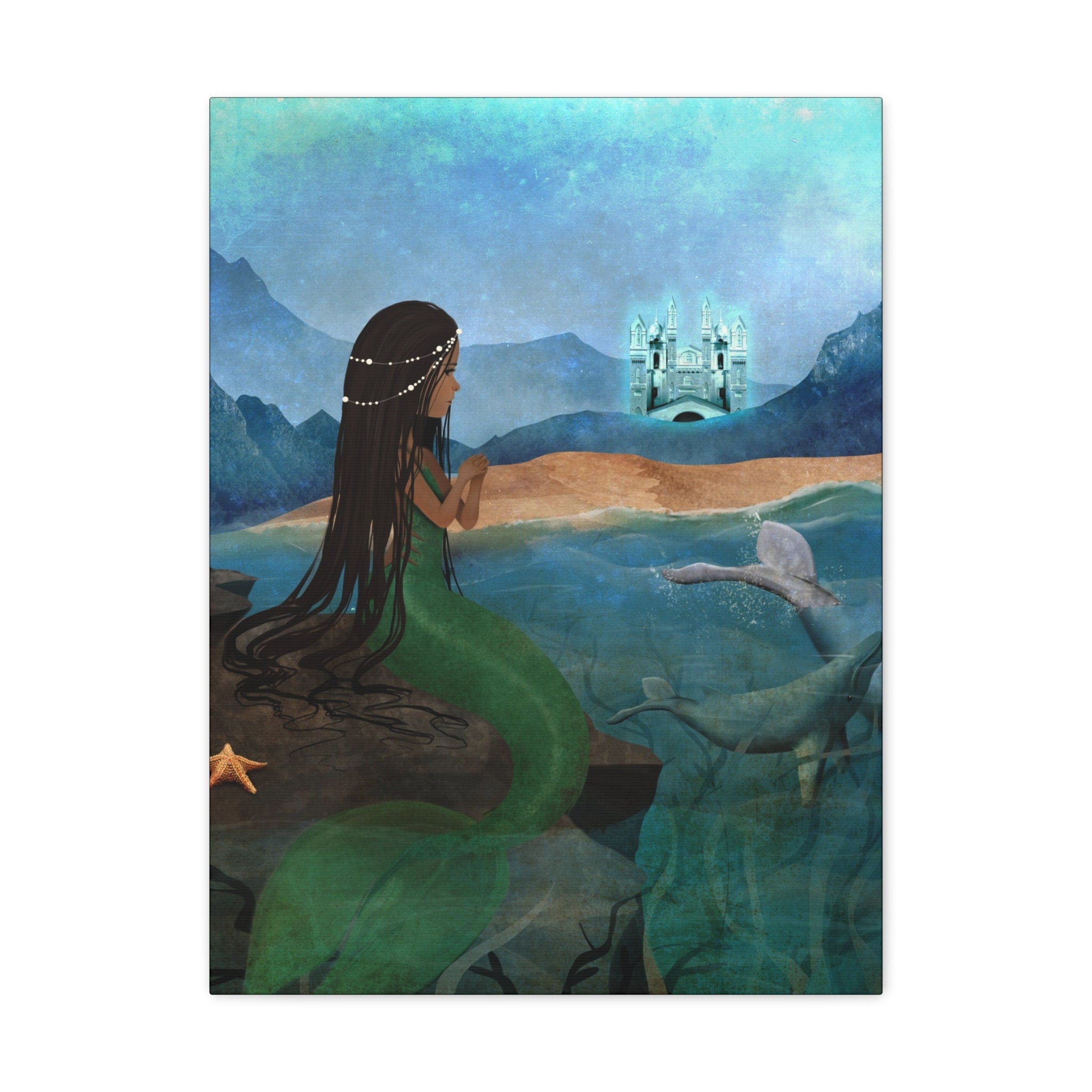 The Little Mermaid · Canvas Print