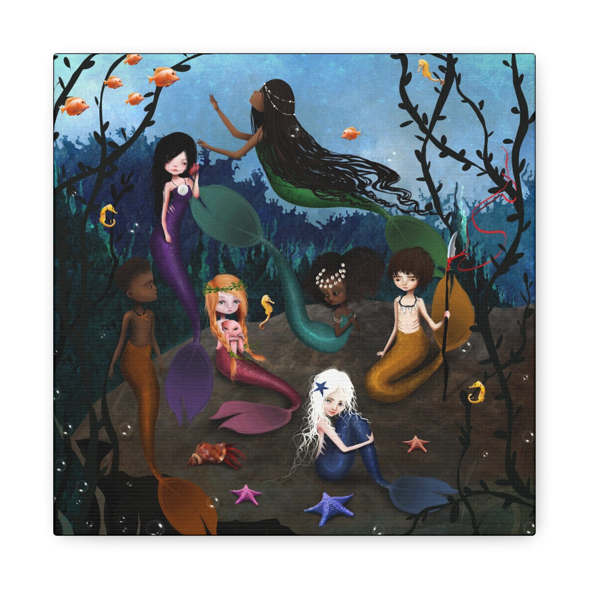 Mermaids · Canvas Print