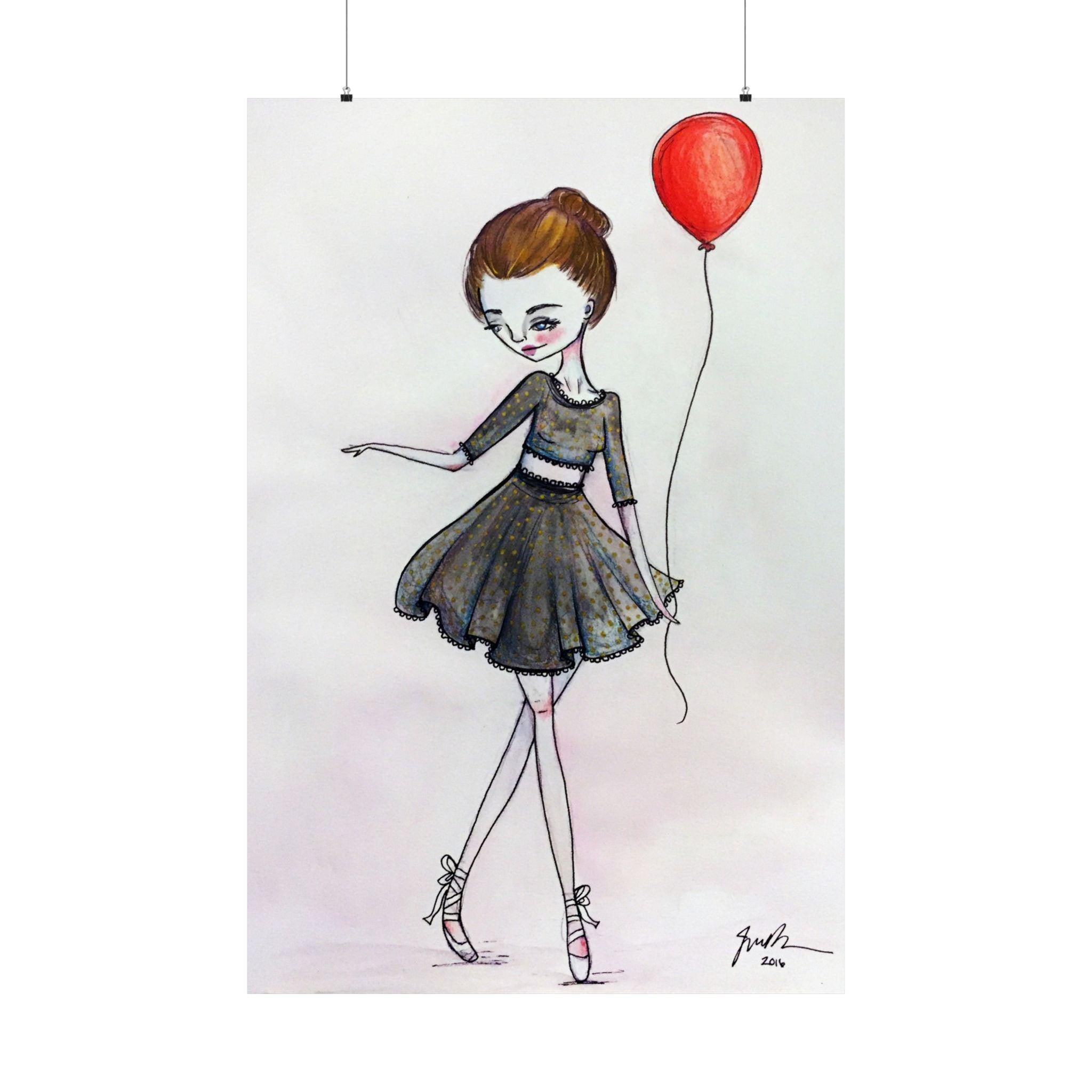 Red Balloon · Poster Print