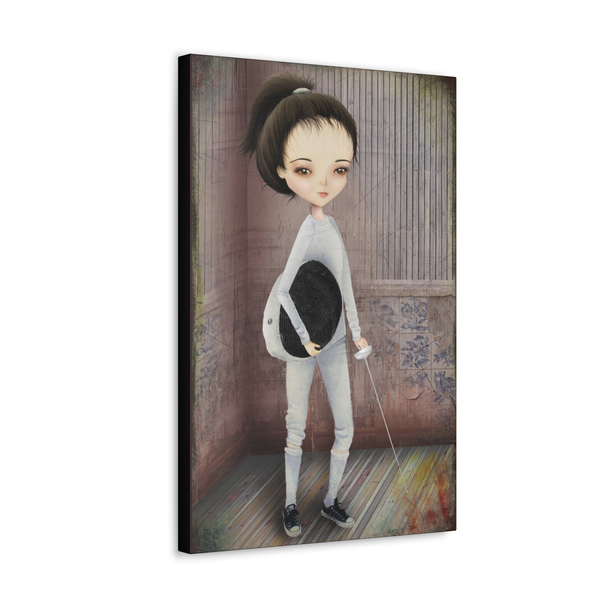 The Fencer · Canvas Print