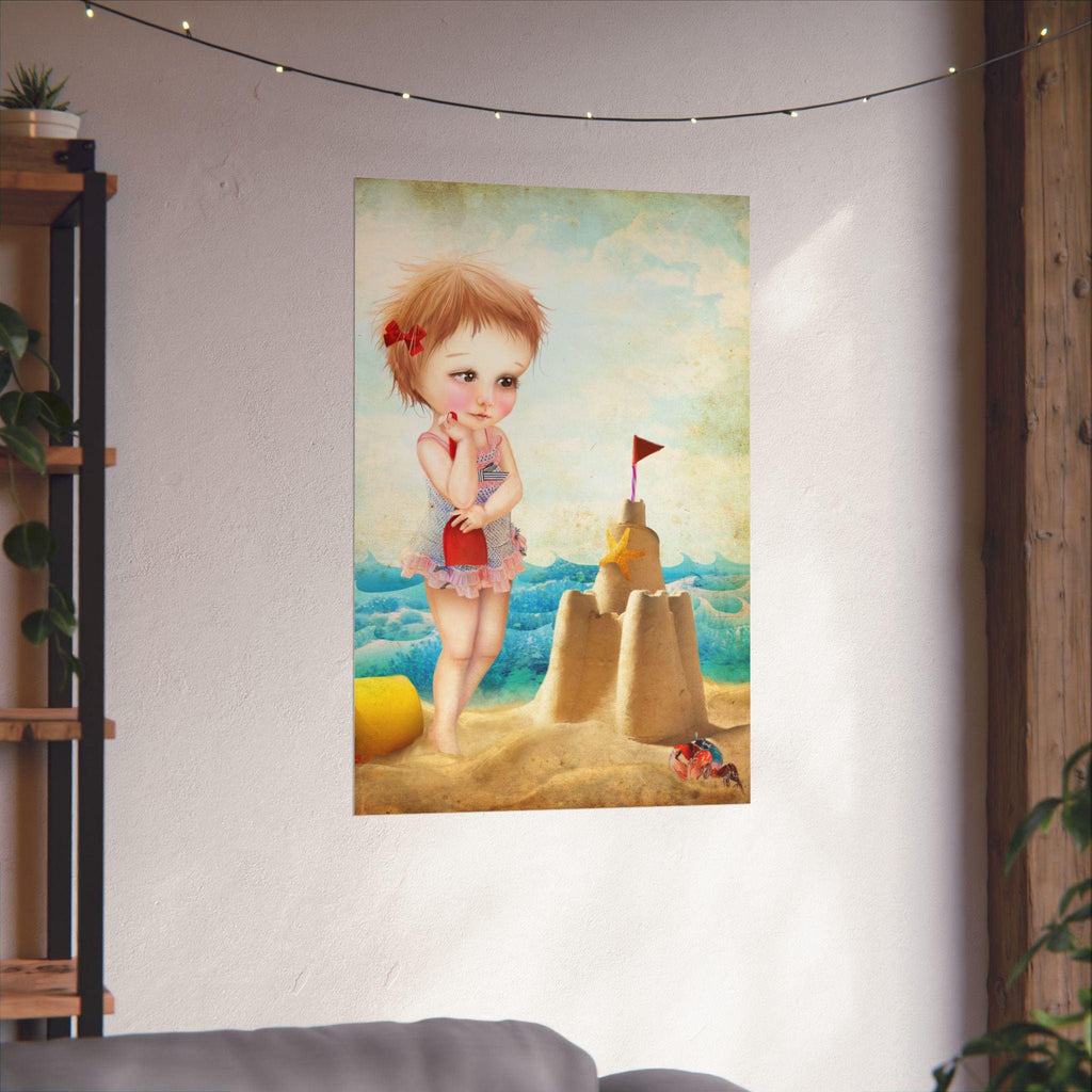Samantha at the Shore · Poster Print