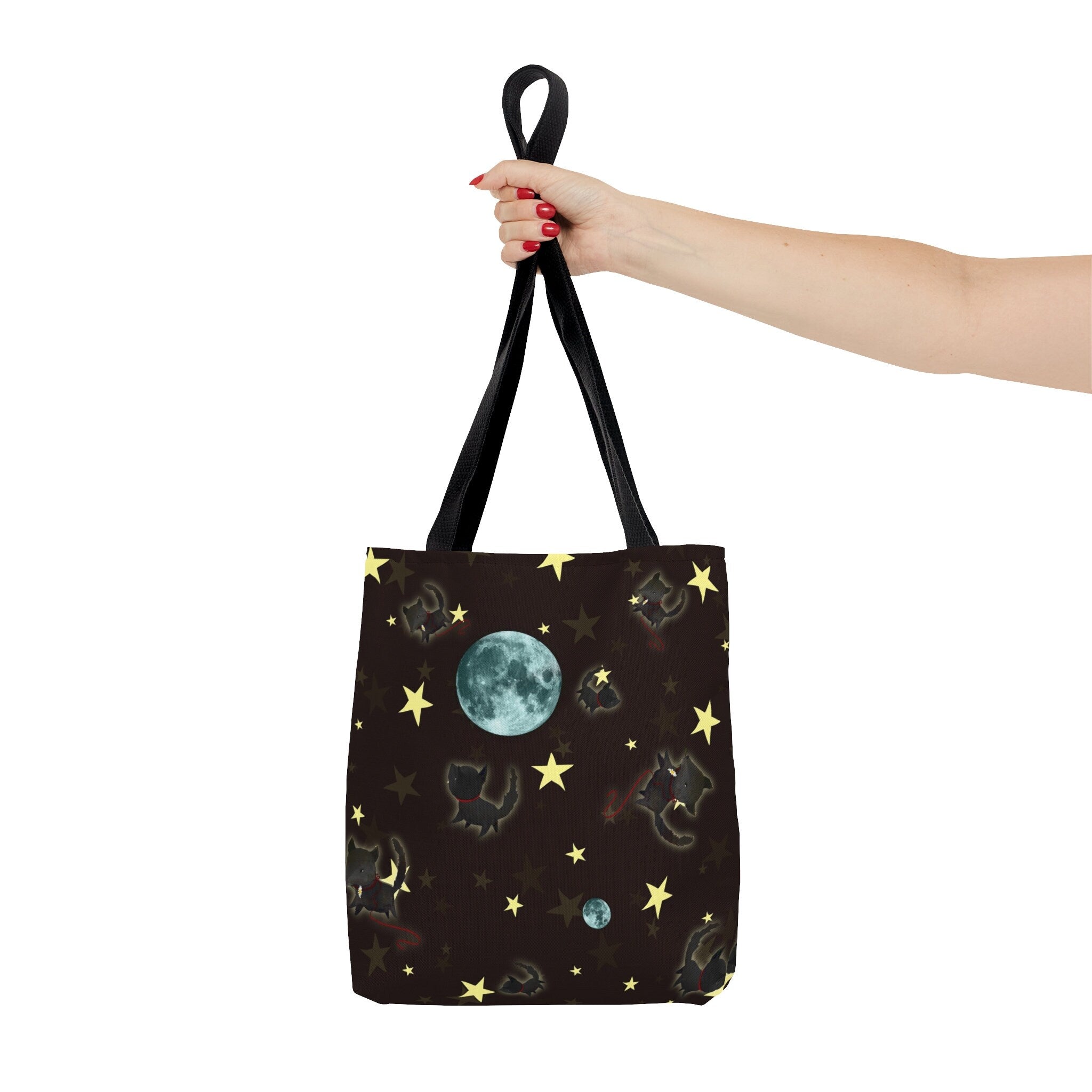 Little Wolf and the Moon · Tote Bag