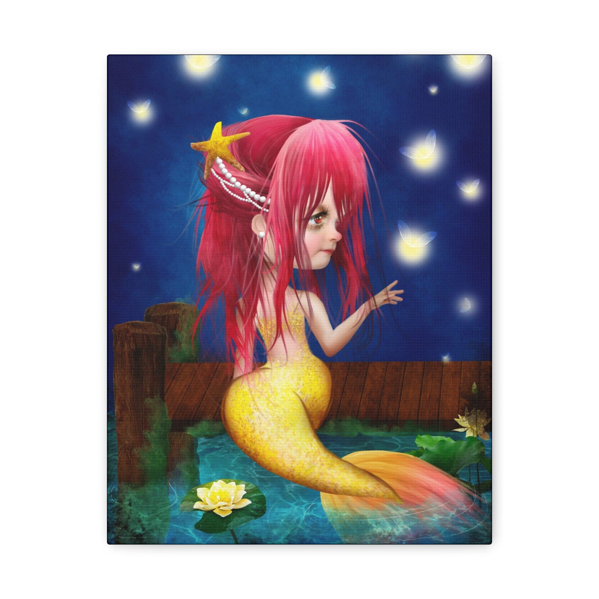 Midsummer Mermaid · Canvas Print