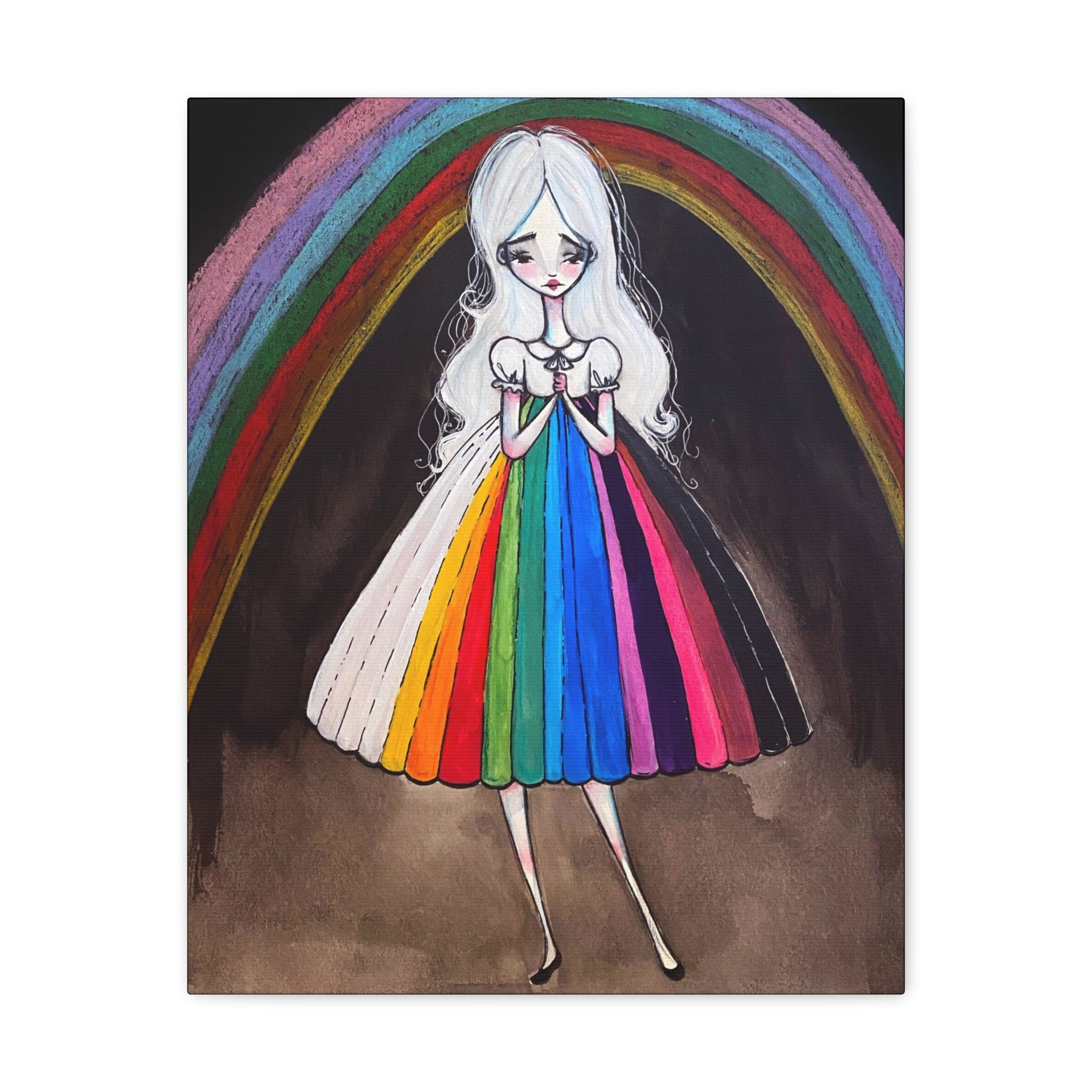 Babe Rainbow · Canvas Print