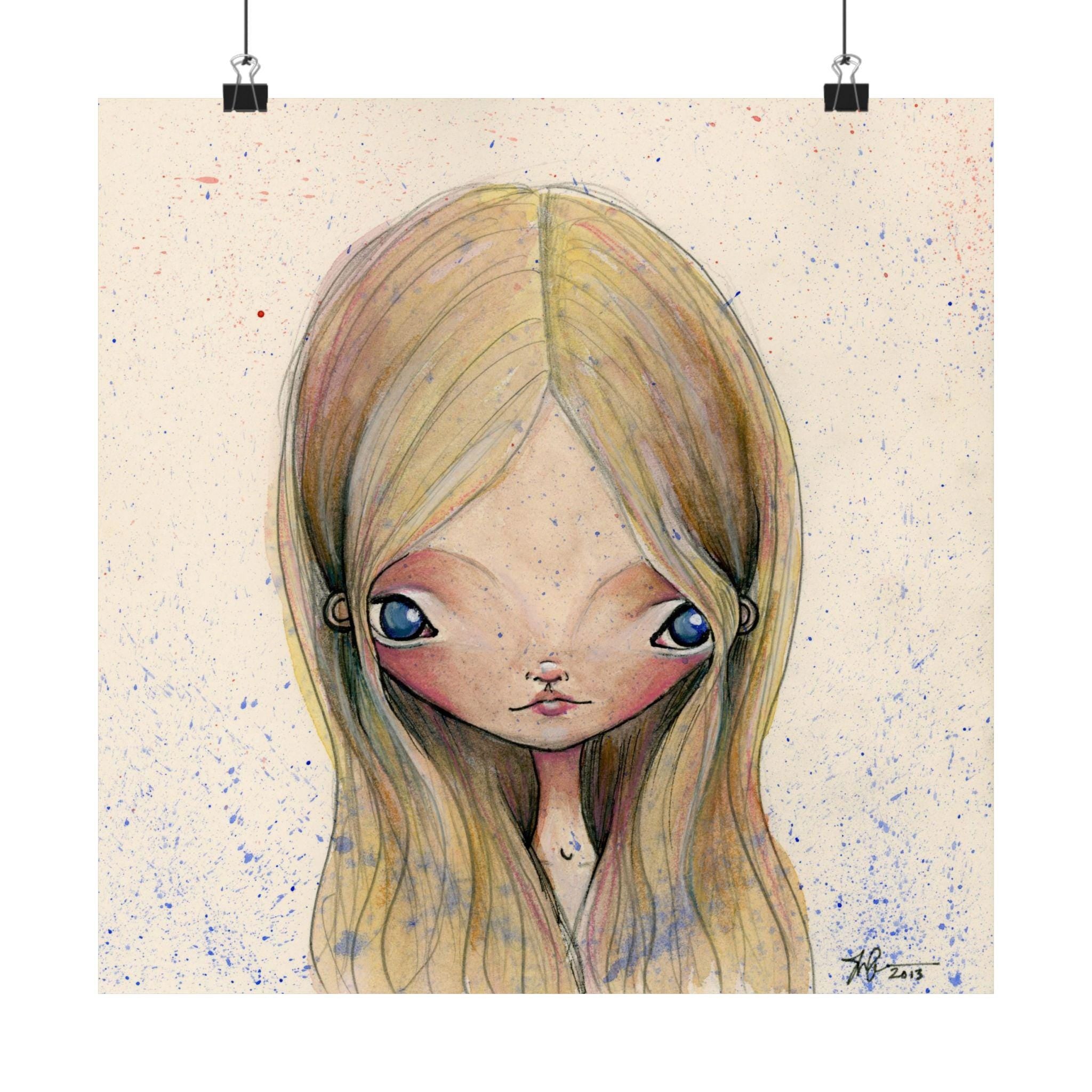Blue Eyed Girl · Poster Print