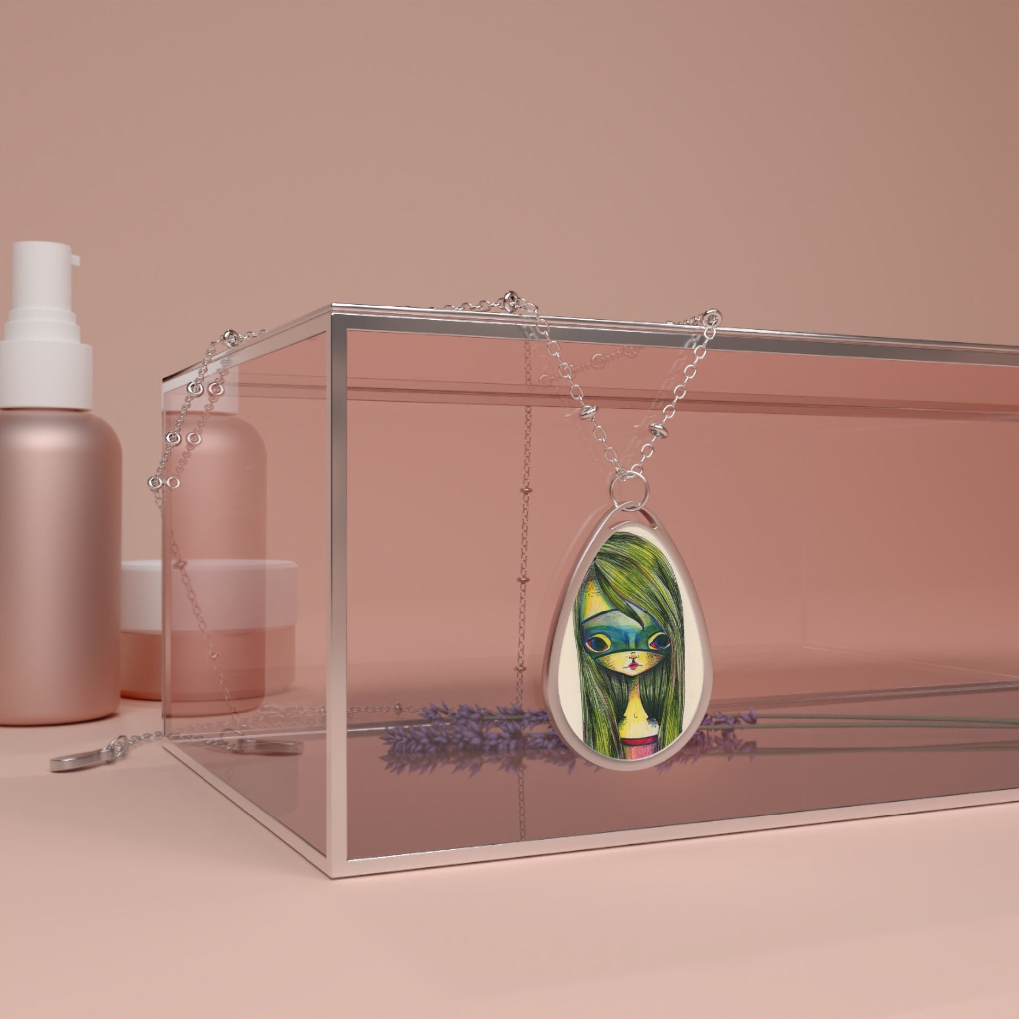 Green Girl Oval · Necklace