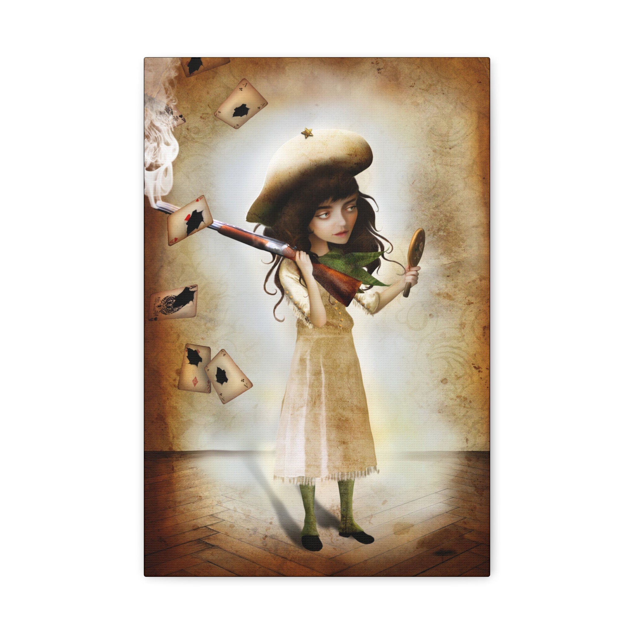 The Little Sharpshooter · Canvas Print