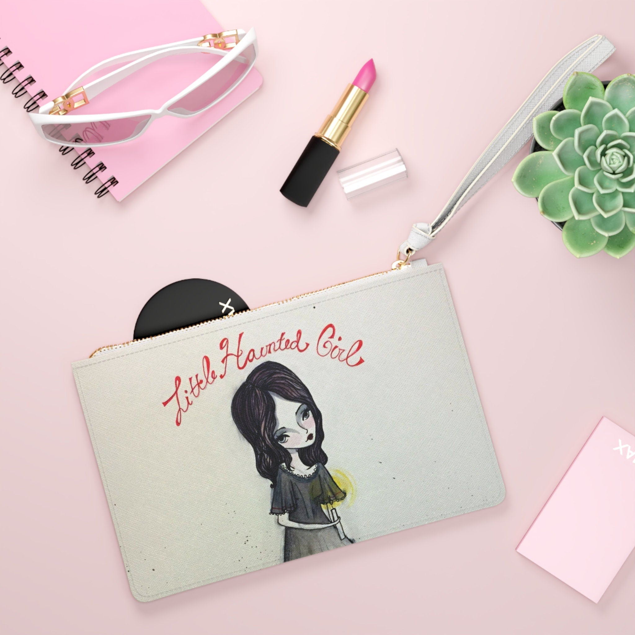 Little Haunted Girl · Clutch Bag