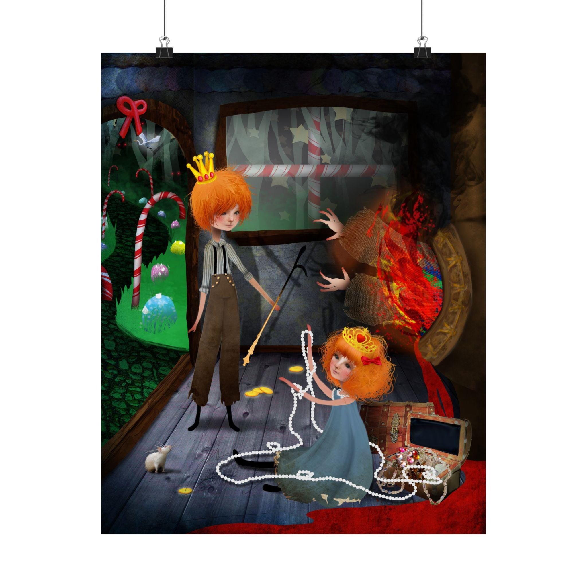 Hansel and Gretel Witches House · Poster Print