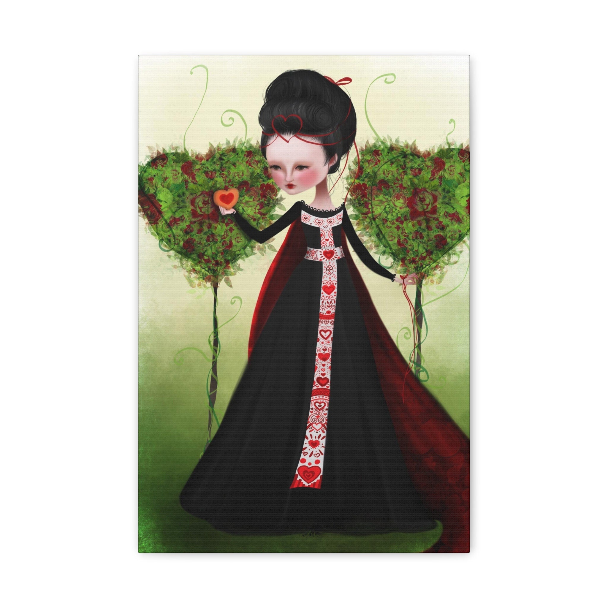 The Queen of Hearts · Canvas Print