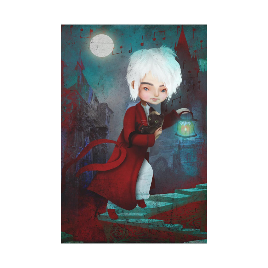 Wee Willie Winkie Running Through the Town · Canvas Print